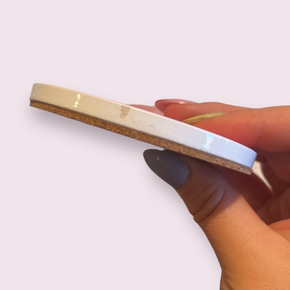 Pyrex Pink Daisy Coasters - Picture 2 of 2